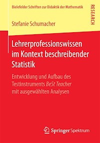 Lehrerprofessionswissen im Kontext beschreibender Statistik - Stefanie Schumacher - E-Book