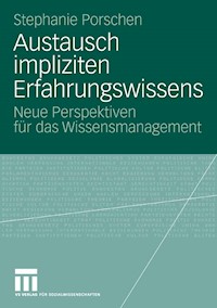Austausch impliziten Erfahrungswissens - Stephanie Porschen - E-Book
