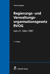 Regierungs- und Verwaltungsorganisationsgesetz RVOG - Thomas Sägesser - E-Book