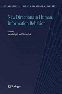 New Directions in Human Information Behavior -  - E-Book