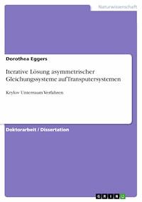Iterative Lösung asymmetrischer Gleichungssysteme auf Transputersystemen - Dorothea Eggers - kostenlos E-Book
