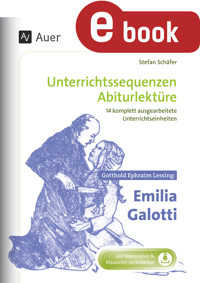 Gotthold Ephraim Lessing Emilia Galotti - Stefan Schäfer - E-Book