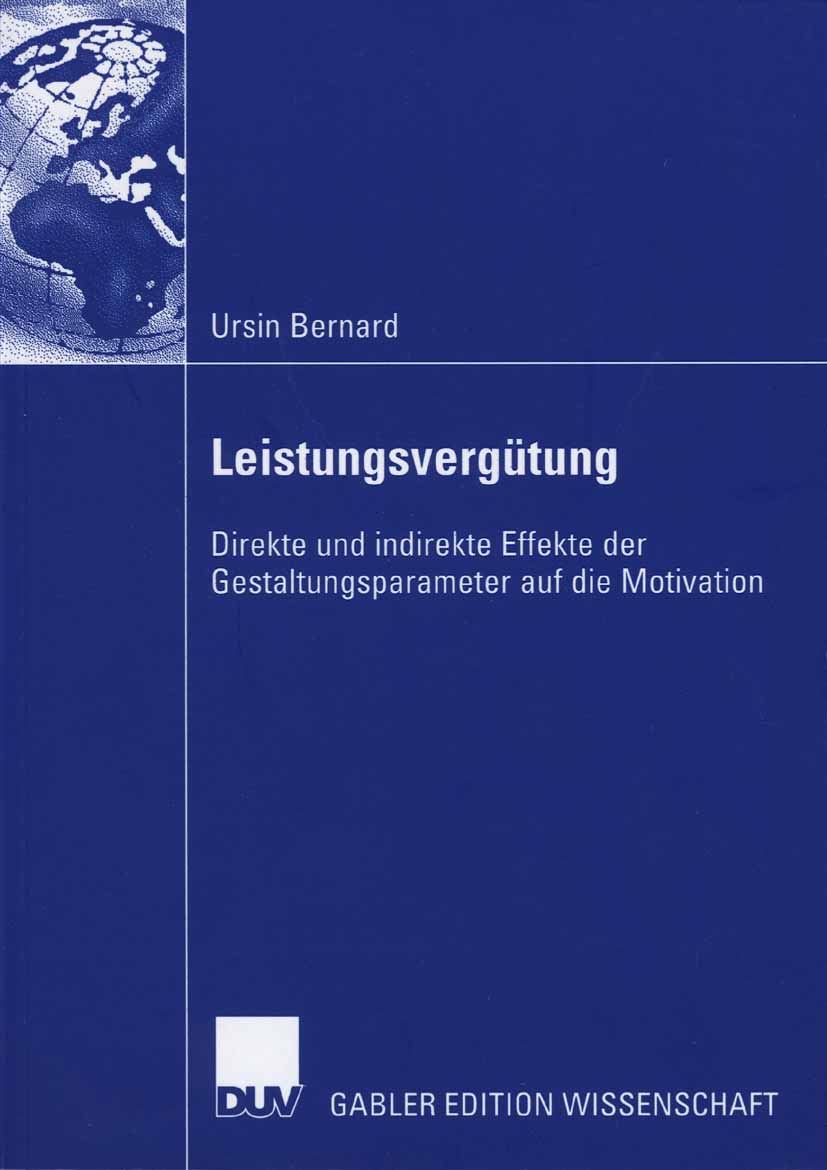 Leistungsvergütung - Ursin Bernard - E-Book