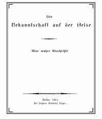 Die Bekanntschaft auf der Reise - Ahlefeld, Charlotte von - kostenlos E-Book