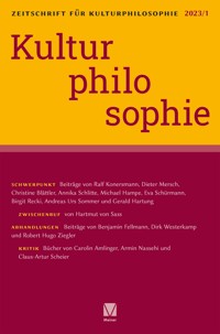 Kulturphilosophie -  - E-Book