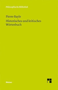 Historisches und kritisches Wörterbuch - Pierre Bayle - E-Book