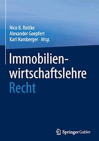 Immobilienwirtschaftslehre - Recht -  - E-Book