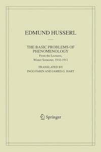 The Basic Problems of Phenomenology - Edmund Husserl - E-Book