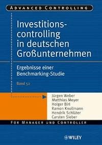 Investitionscontrolling in deutschen Großunternehmen - Jürgen Weber - E-Book