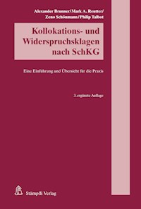 Kollokations- und Widerspruchsklagen nach SchKG - Alexander Brunner - E-Book