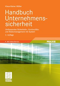 Handbuch Unternehmenssicherheit - Klaus-Rainer Müller - E-Book