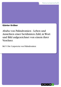 Ababa von Palindromien - Leben und Ansichten einer berühmten Zahl, in Wort und Bild aufgezeichnet von einem ihrer Verehrer. - Günter Kröber - E-Book