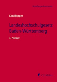 Landeshochschulgesetz Baden-Württemberg - Georg Sandberger - E-Book