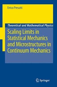 Scaling Limits in Statistical Mechanics and Microstructures in Continuum Mechanics - Errico Presutti - E-Book