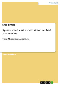 Ryanair voted least favorite airline for third year running - Sven Elmers - E-Book