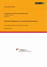 Kulturelle Akzeptanz von Fahrerassistenzsystemen - Lisa-Catherine  Schudi - E-Book