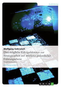 Drei mögliche Erfolgsfaktoren zur Strategiearbeit auf mittlerer polizeilicher Führungsebene - Wolfgang Gabrutsch - E-Book