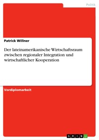 Der lateinamerikanische Wirtschaftsraum zwischen regionaler Integration und wirtschaftlicher Kooperation - Patrick Willner - E-Book
