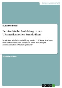 Berufsethische Ausbildung in den US-amerikanischen Streitkräften - Susanne Lossi - E-Book