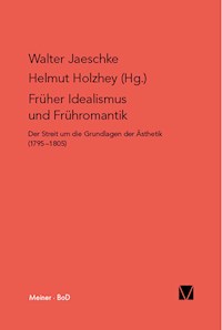 Früher Idealismus und Frühromantik -  - E-Book