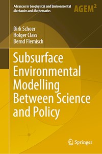 Subsurface Environmental Modelling Between Science and Policy - Dirk Scheer - E-Book