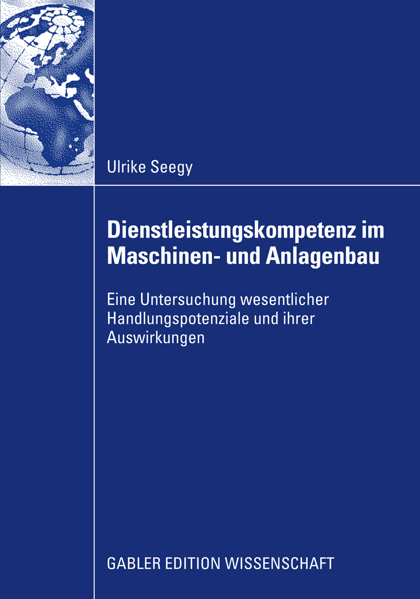 Dienstleistungskompetenz im Maschinen- und Anlagenbau - Ulrike Seegy - E-Book