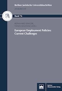 European Employment Policies: Current Challenges -  - E-Book