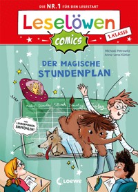Leselöwen Comics 1. Klasse - Der magische Stundenplan - Michael Petrowitz - E-Book