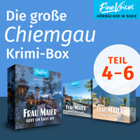 Die große Chiemgau Krimi-Box - Teil 4-6: Frau Maier wirbelt Staub auf + Frau Maier macht Dampf + Frau Maier geht ein Licht auf (ungekürzt) - Jessica Kremser - Hörbuch