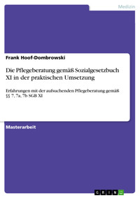 Die Pflegeberatung gemäß Sozialgesetzbuch XI in der praktischen Umsetzung - Frank Hoof-Dombrowski - E-Book