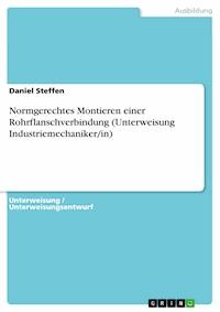 Normgerechtes Montieren einer Rohrflanschverbindung (Unterweisung Industriemechaniker/in) - Daniel Steffen - E-Book