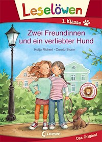 Leselöwen 1. Klasse - Zwei Freundinnen und ein verliebter Hund - Katja Richert - E-Book