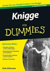 Knigge für Dummies - Dirk Gillmann - E-Book
