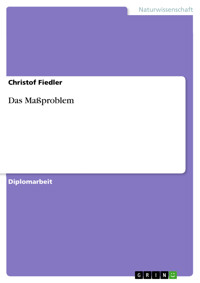 Das Maßproblem - Christof Fiedler - E-Book