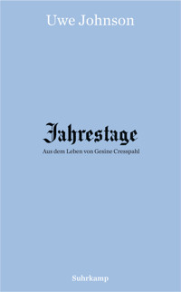 Jahrestage 1–4 - Uwe Johnson - E-Book