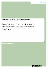 Kooperatives Lernen im Kontext von methodischen und motivationalen Aspekten - Bettina Schmidt - E-Book