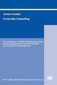 Ownership Unbundling - Matthias Wohlfahrt - E-Book