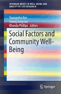 Social Factors and Community Well-Being -  - E-Book