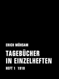 Tagebücher in Einzelheften. Heft 1 - Erich Mühsam - E-Book