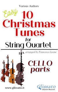 Cello part of "10 Christmas Tunes" for String Quartet - Adolphe Adam - E-Book