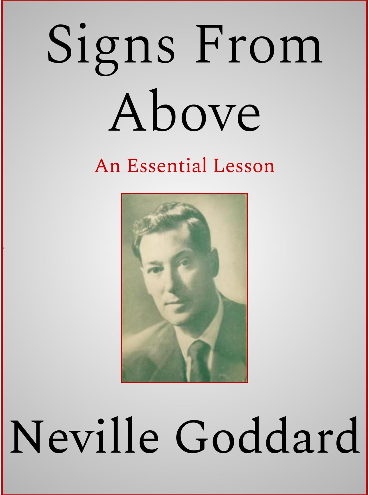 Signs From Above - Neville Goddard - E-Book