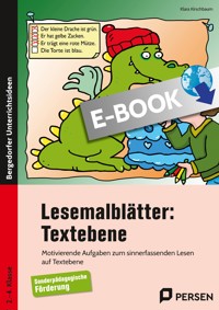 Lesemalblätter: Textebene - Klara Kirschbaum - E-Book