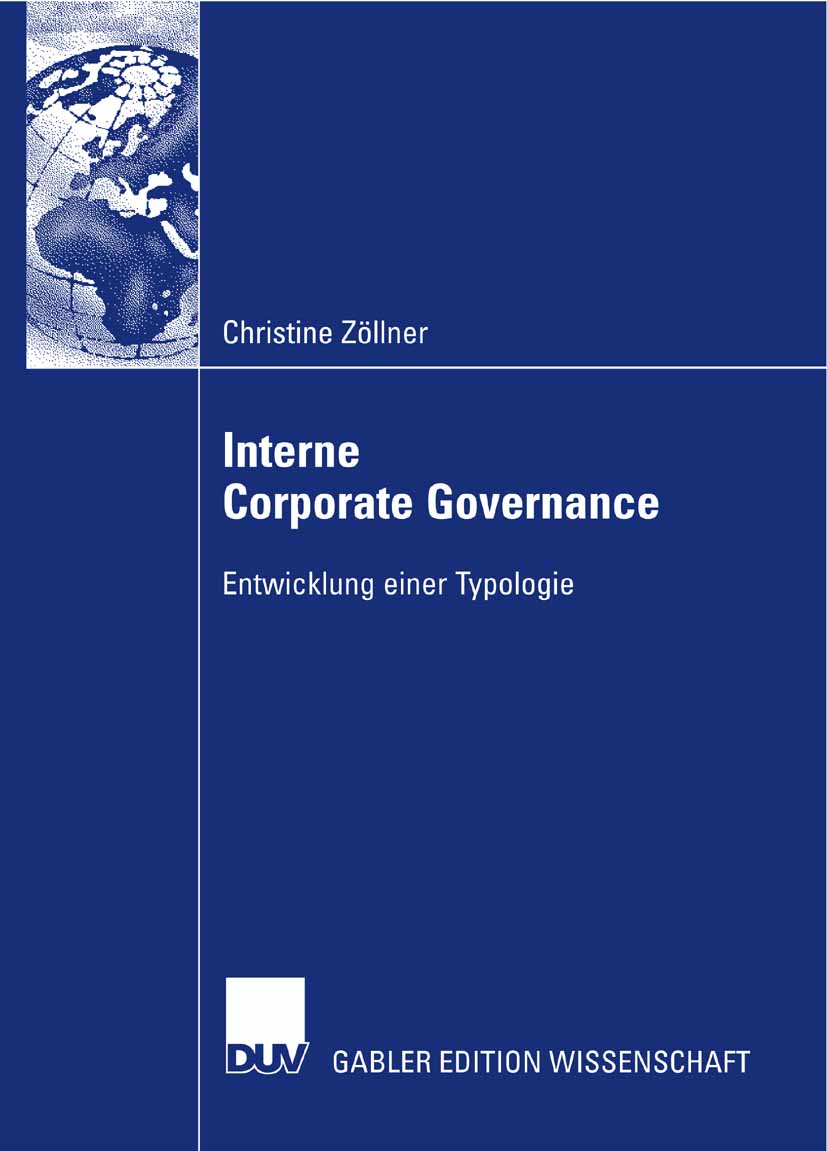 Interne Corporate Governance - Christine Zöllner - E-Book