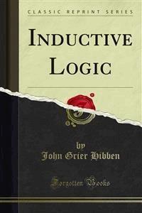 Inductive Logic - John Grier Hibben - E-Book