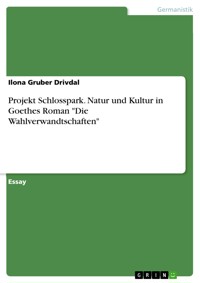 Projekt Schlosspark. Natur und Kultur in Goethes Roman "Die Wahlverwandtschaften" - Ilona Gruber Drivdal - E-Book