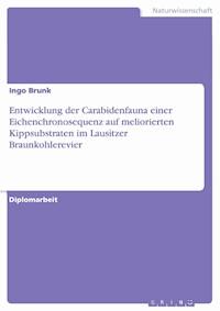 Entwicklung der Carabidenfauna einer Eichenchronosequenz auf meliorierten Kippsubstraten im Lausitzer Braunkohlerevier - Ingo Brunk - E-Book