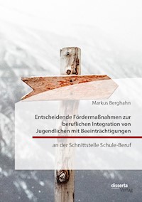 Entscheidende Fördermaßnahmen zur beruflichen Integration von Jugendlichen mit Beeinträchtigungen an der Schnittstelle Schule-Beruf - Markus Berghahn - E-Book
