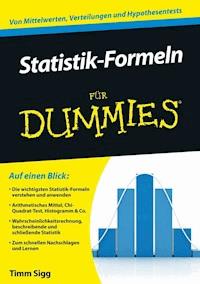 Statistik-Formeln für Dummies - Timm Sigg - E-Book