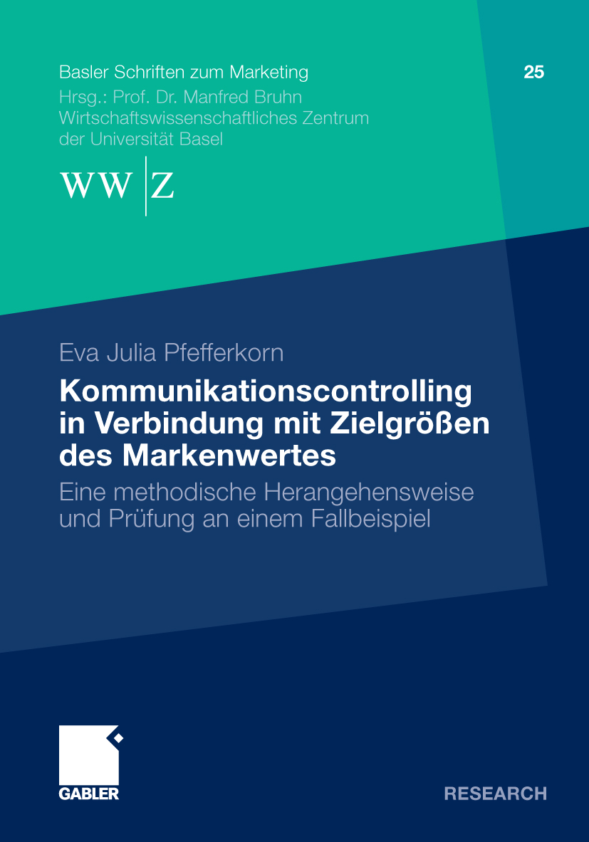 Kommunikationscontrolling in Verbindung mit Zielgrößen des Markenwertes - Eva Julia Pfefferkorn - E-Book