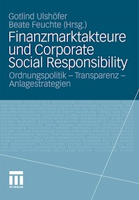 Finanzmarktakteure und Corporate Social Responsibility -  - E-Book